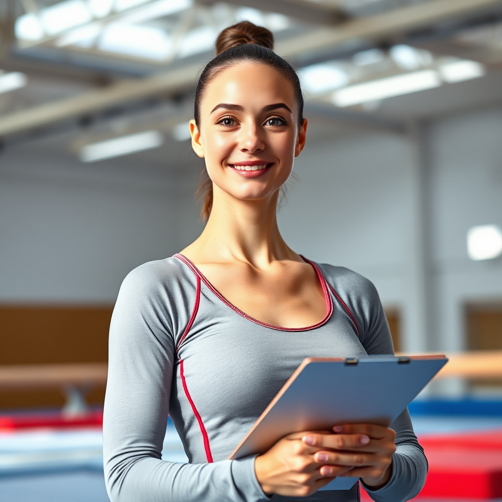 Coach holding a training plan