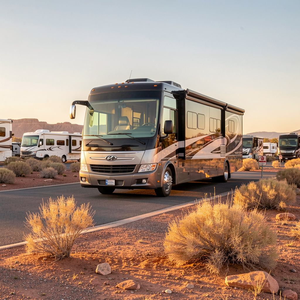 Luxury Class A Motorhome site