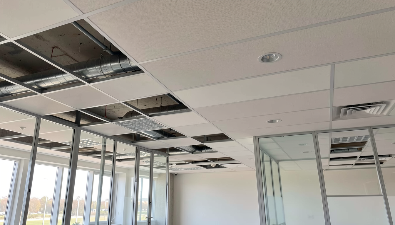 Ceilings and partitions installation