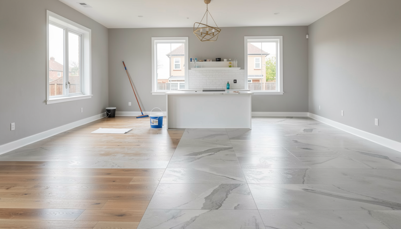 Flooring installation and finishing
