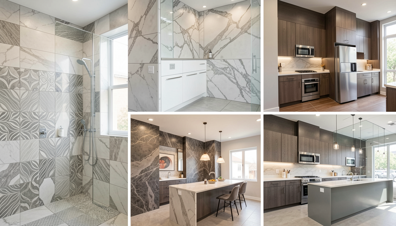 Wall and floor tiling