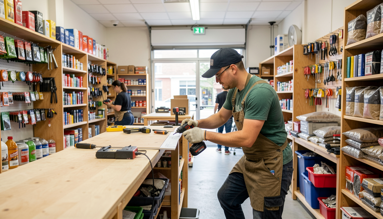New store fit-out installation