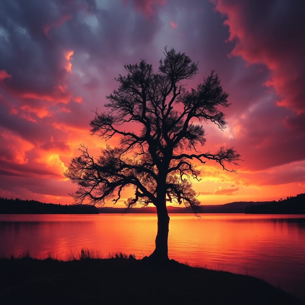 Poem Visual: The Solitary Watcher