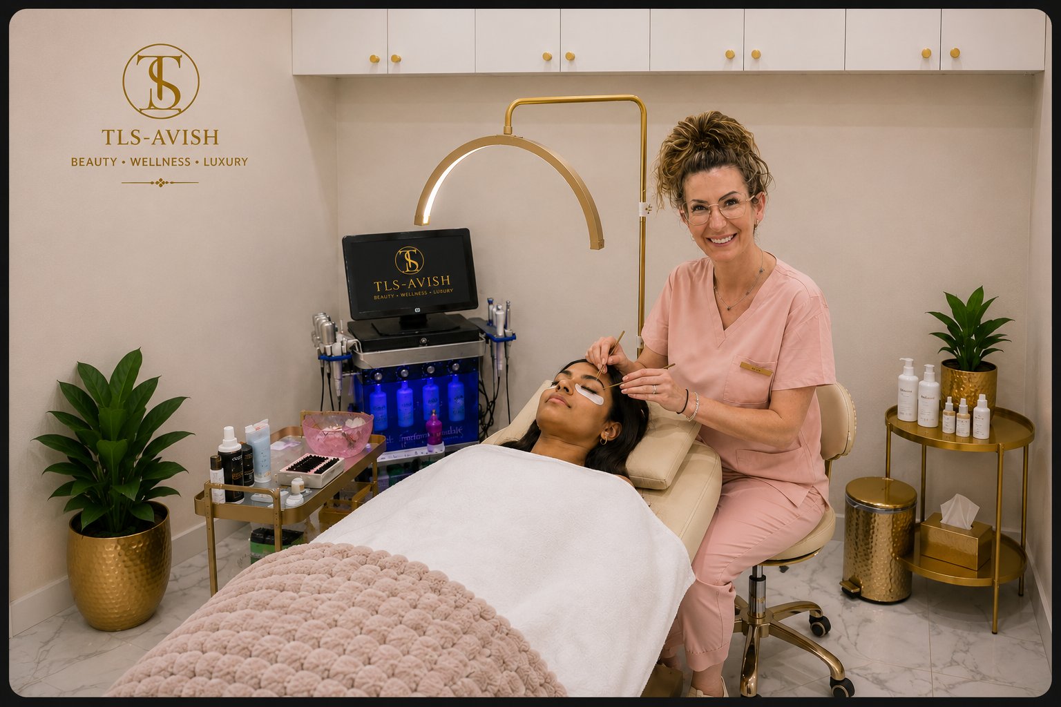 Lashes treatment room