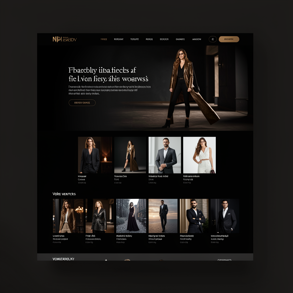 E-commerce de Lujo para Marca de Moda