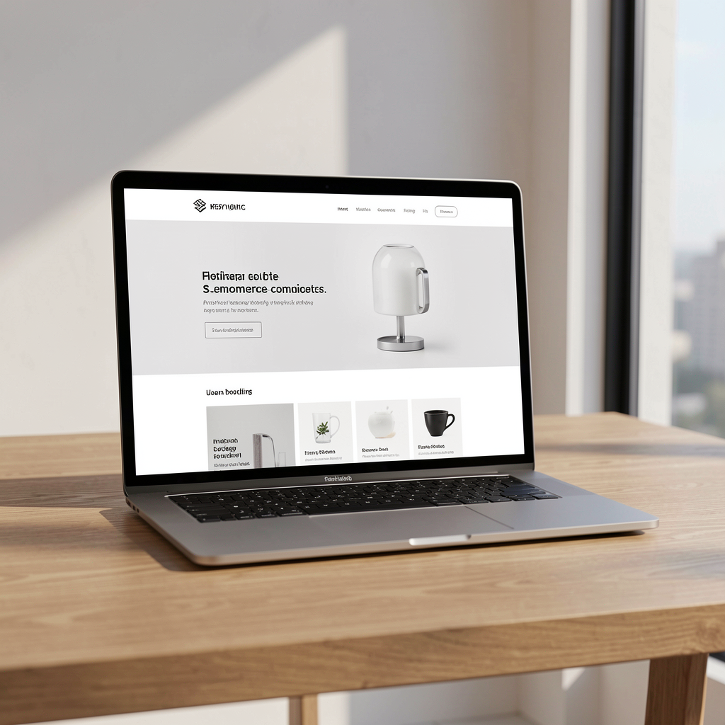 Luxury artisanal furniture e-commerce website project preview