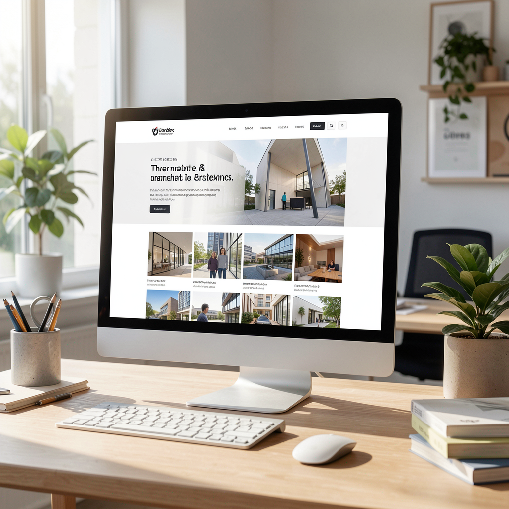 Architecture firm web design project preview