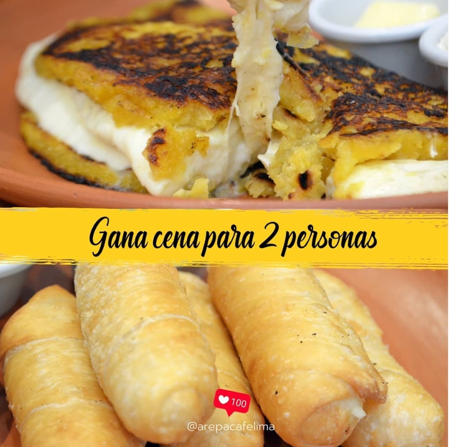 Enjoying arepa instagram