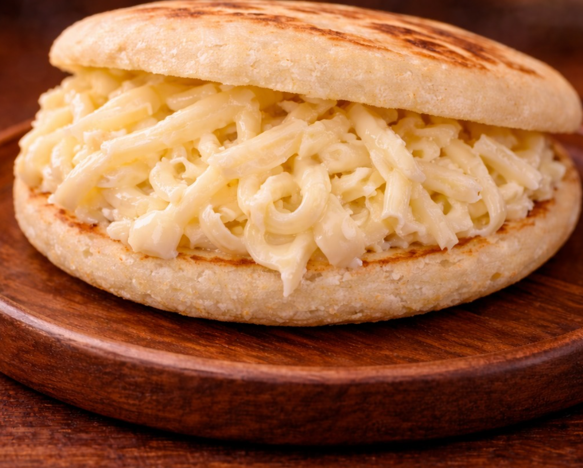 Arepa de Pollo y Champiñones
