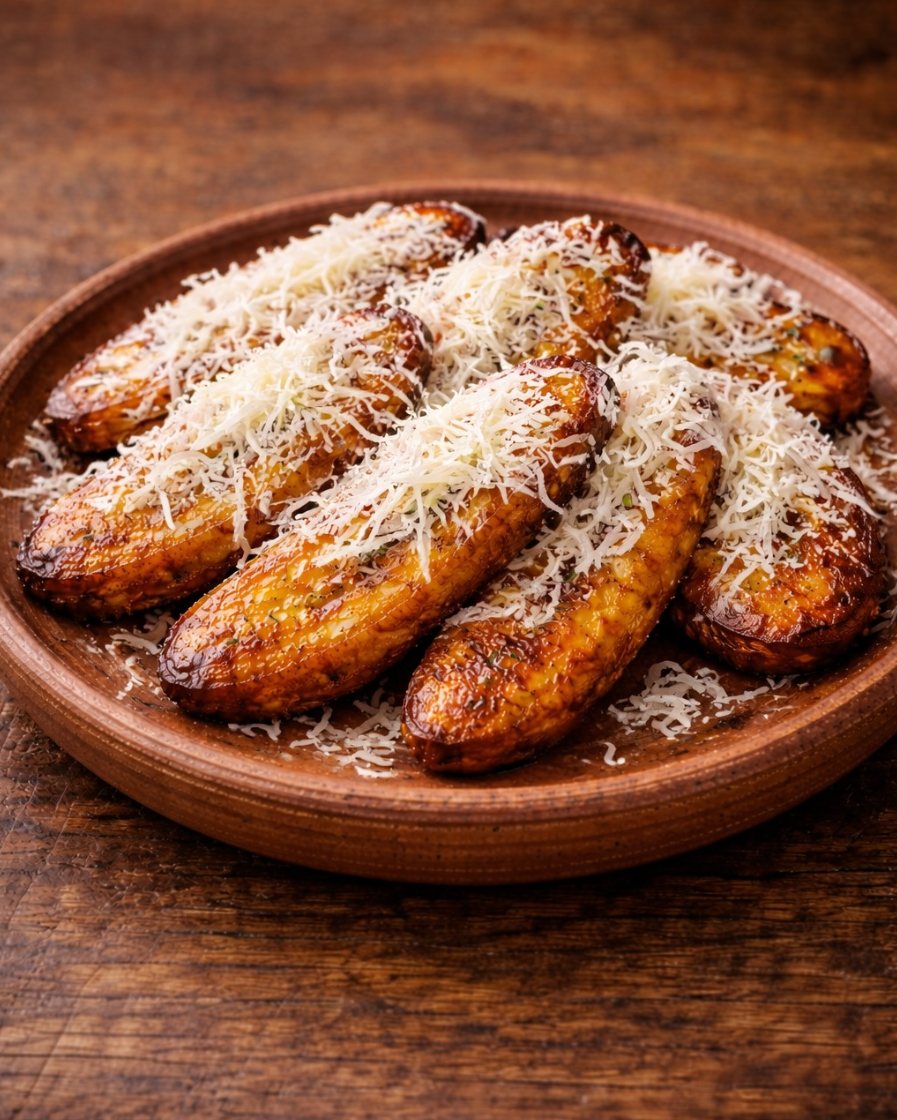 Cachapa con Plátano y Queso