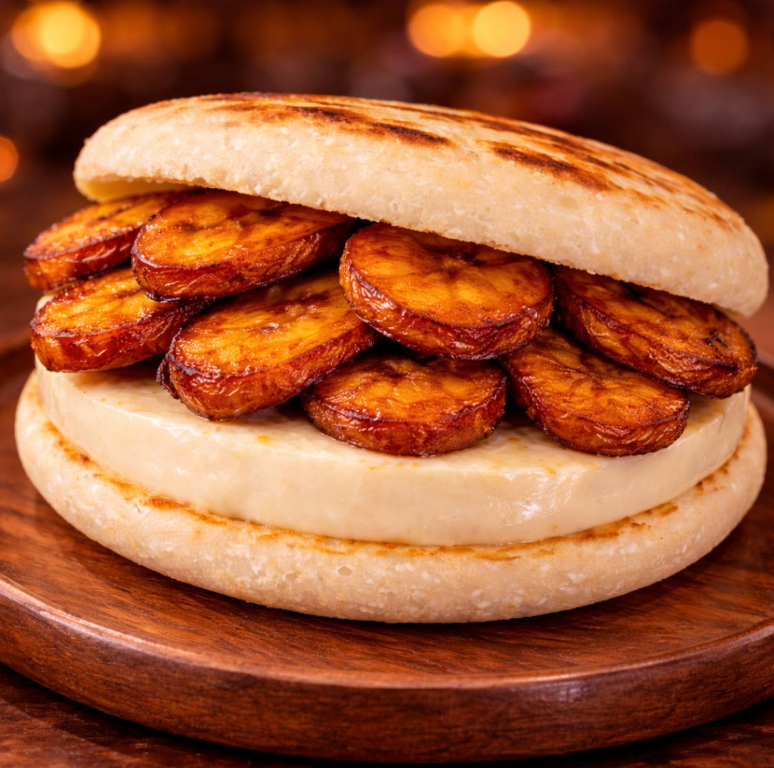 Patacón con Queso