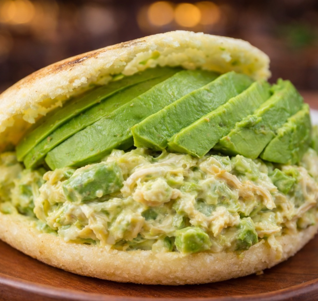 Arepa de Pollo Criollo