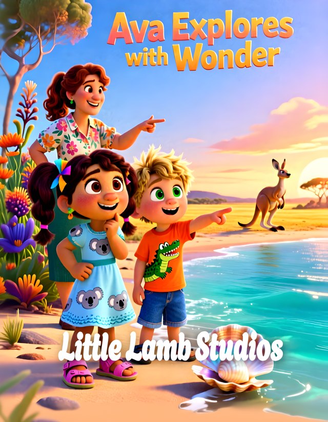 Cover of Ava Explores with Wonder: Australia/Oceania