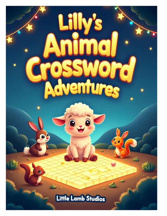 Cover of Lilly's Animal Crossword Adventures