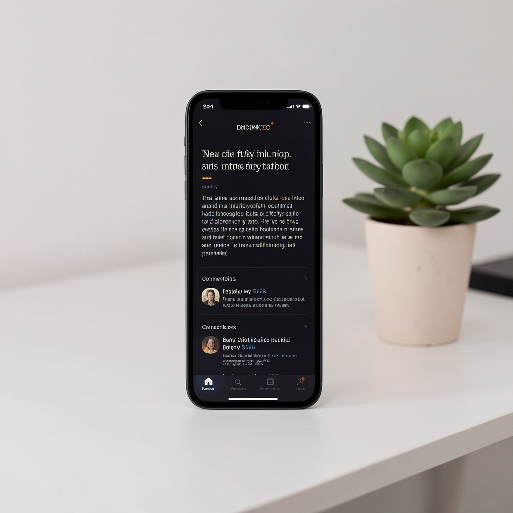 Smartphone displaying scripture reading app interface