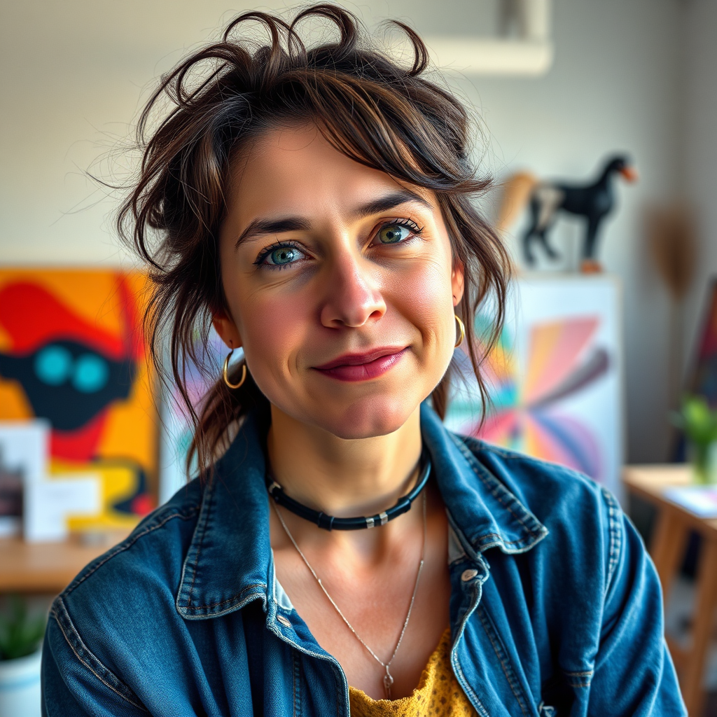 Portrait of artist four
