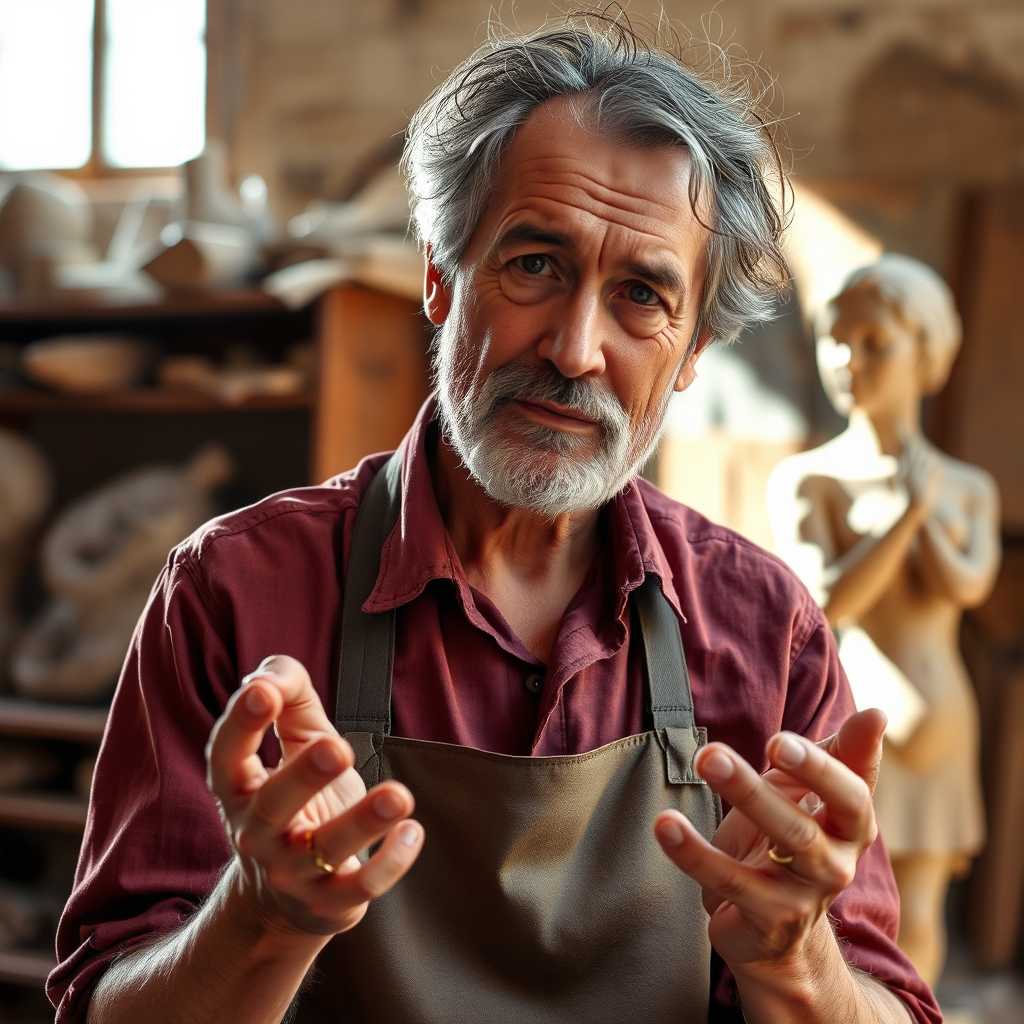 Portrait of artist two