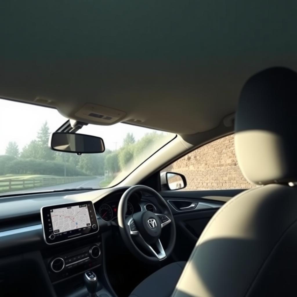 Car interior for rideshare