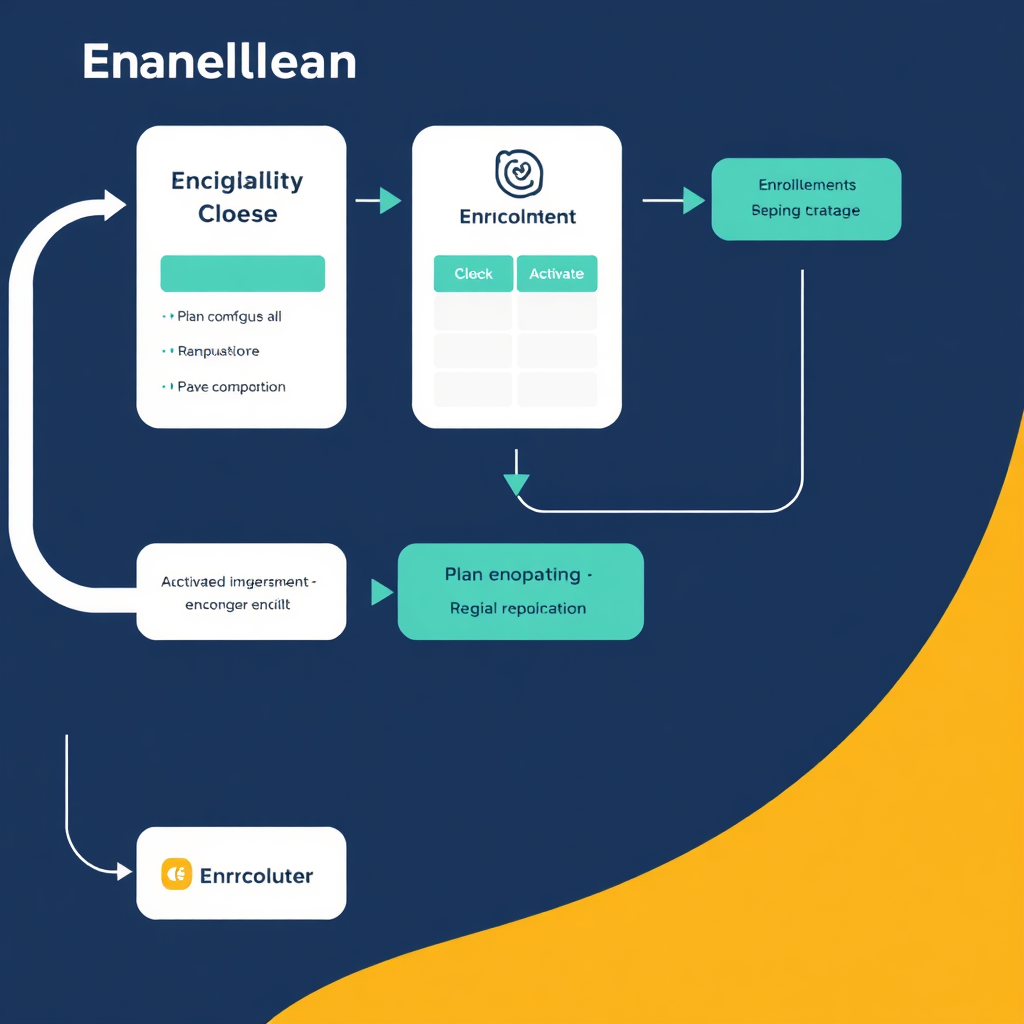 Enrollment flow diagram