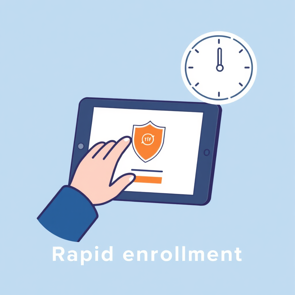 Fast enrollment illustration