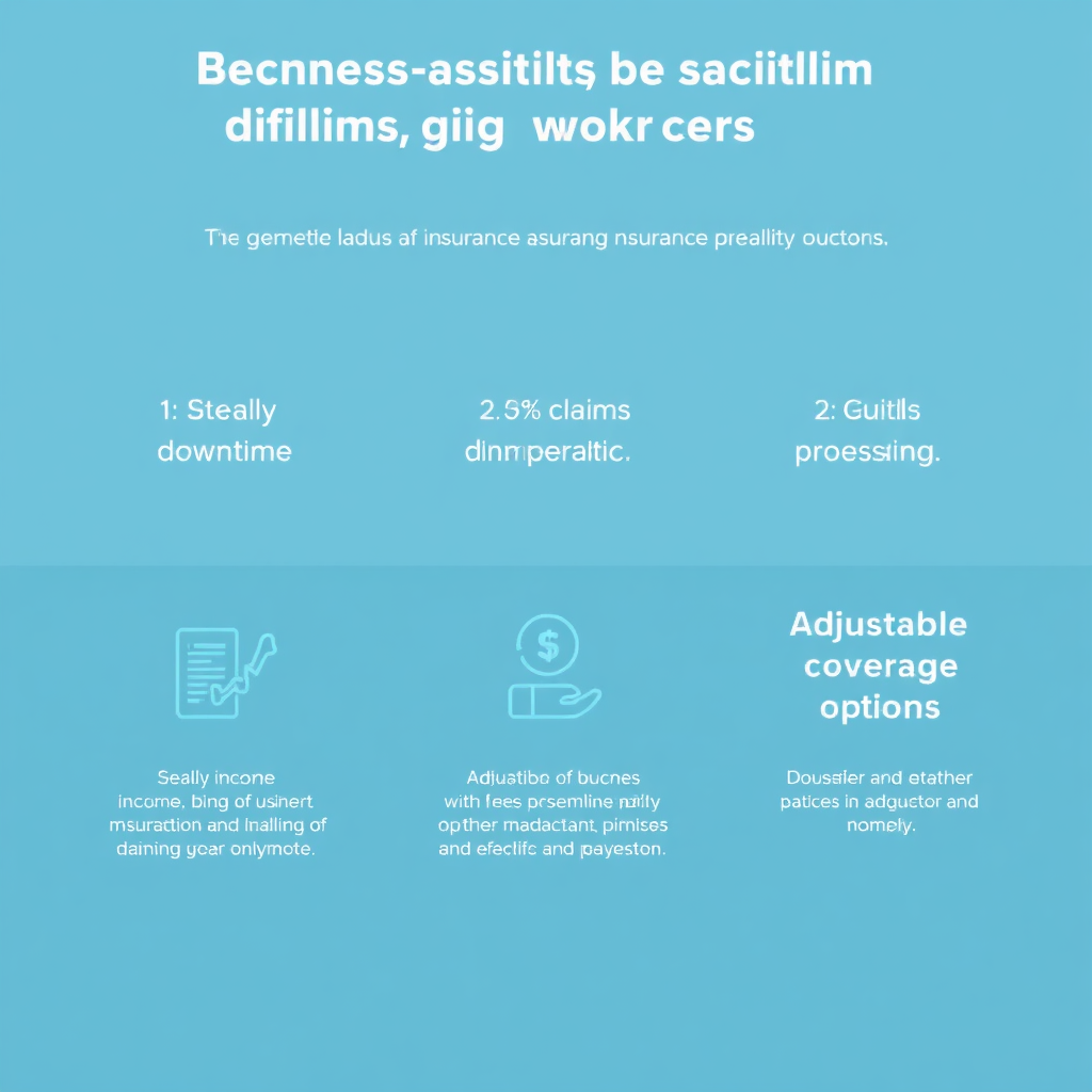 Infographic showing benefits of disability insurance for gig workers