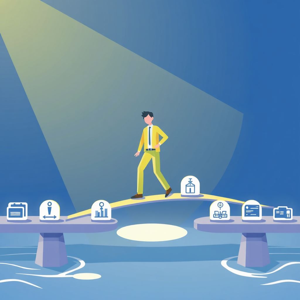 Bridge gaps illustration