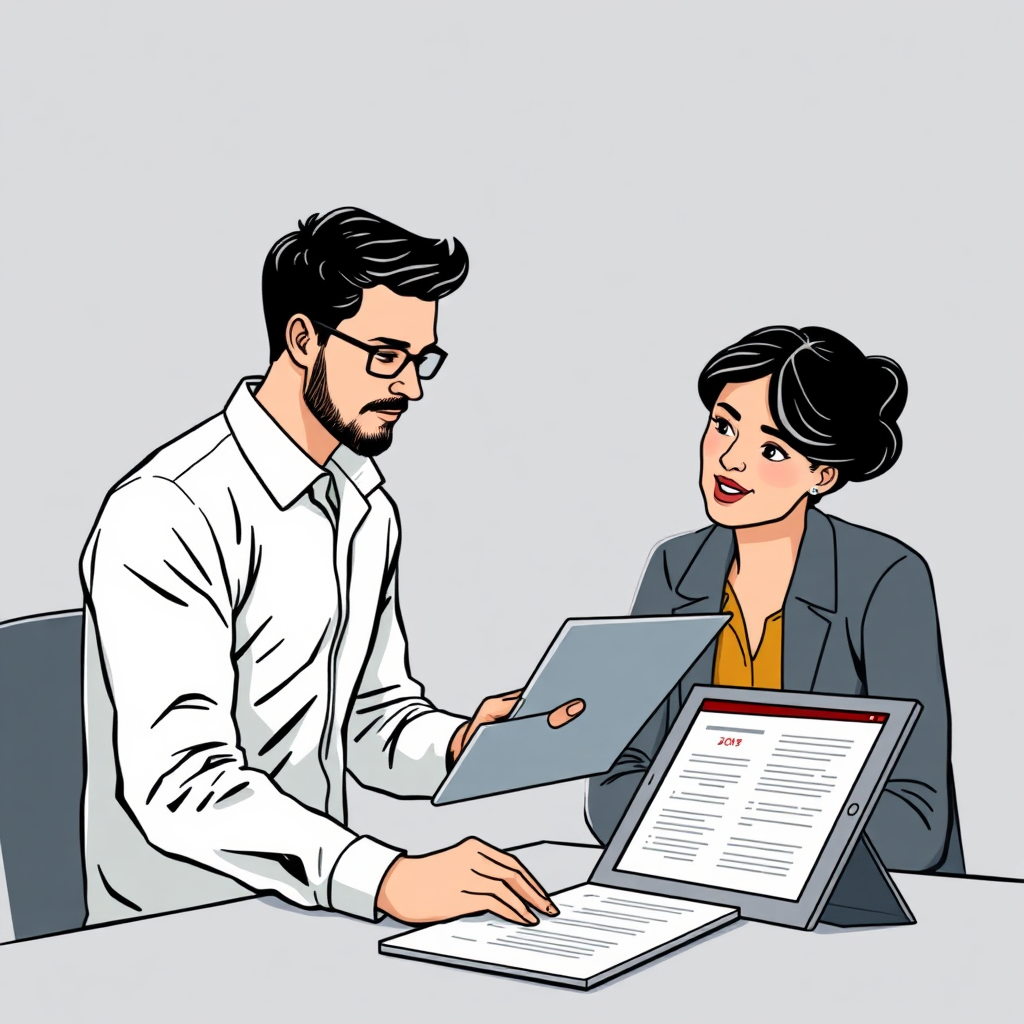 Freelancer reviewing professional liability considerations