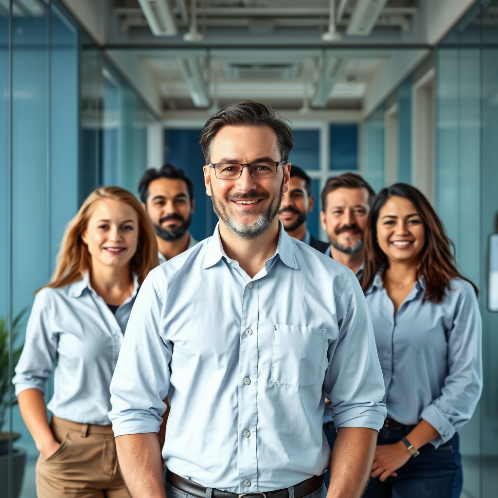 Restoration team portrait