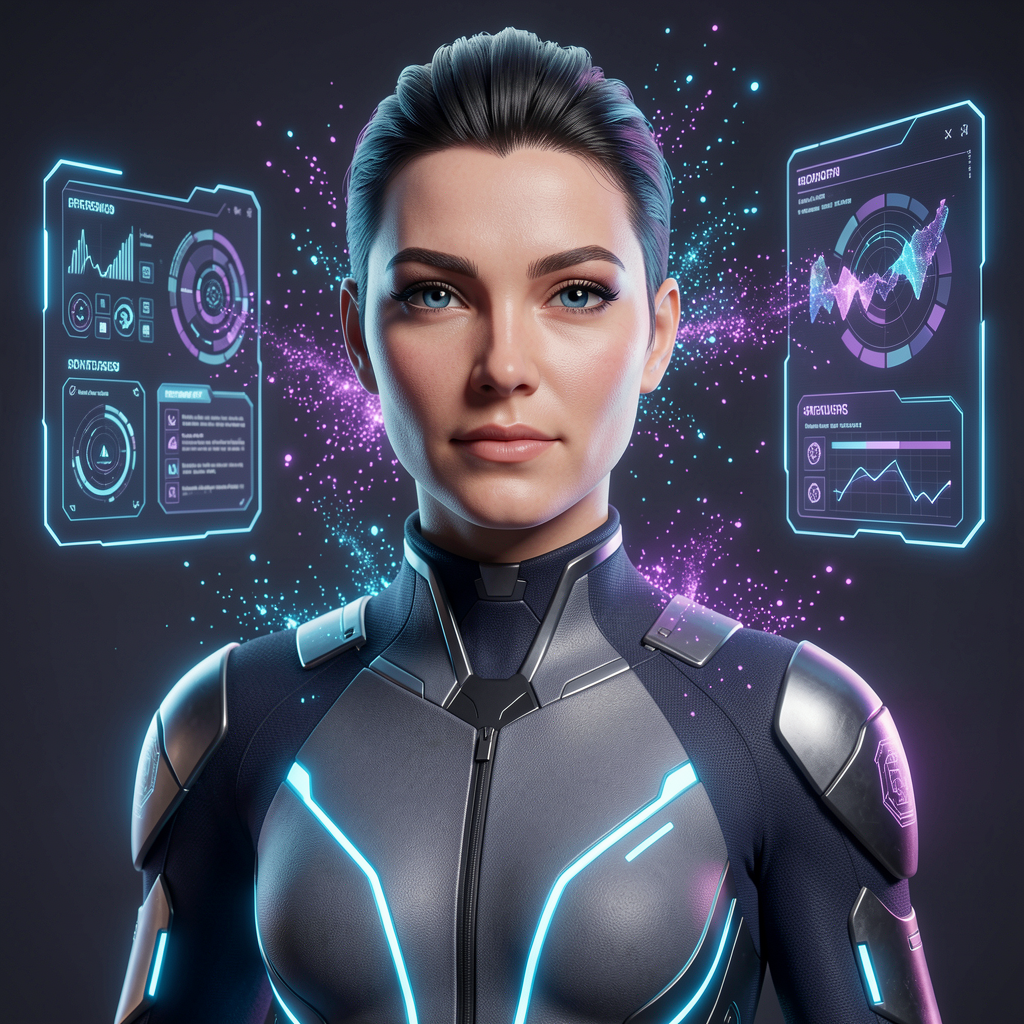 AI-generated avatar and digital creator training preview