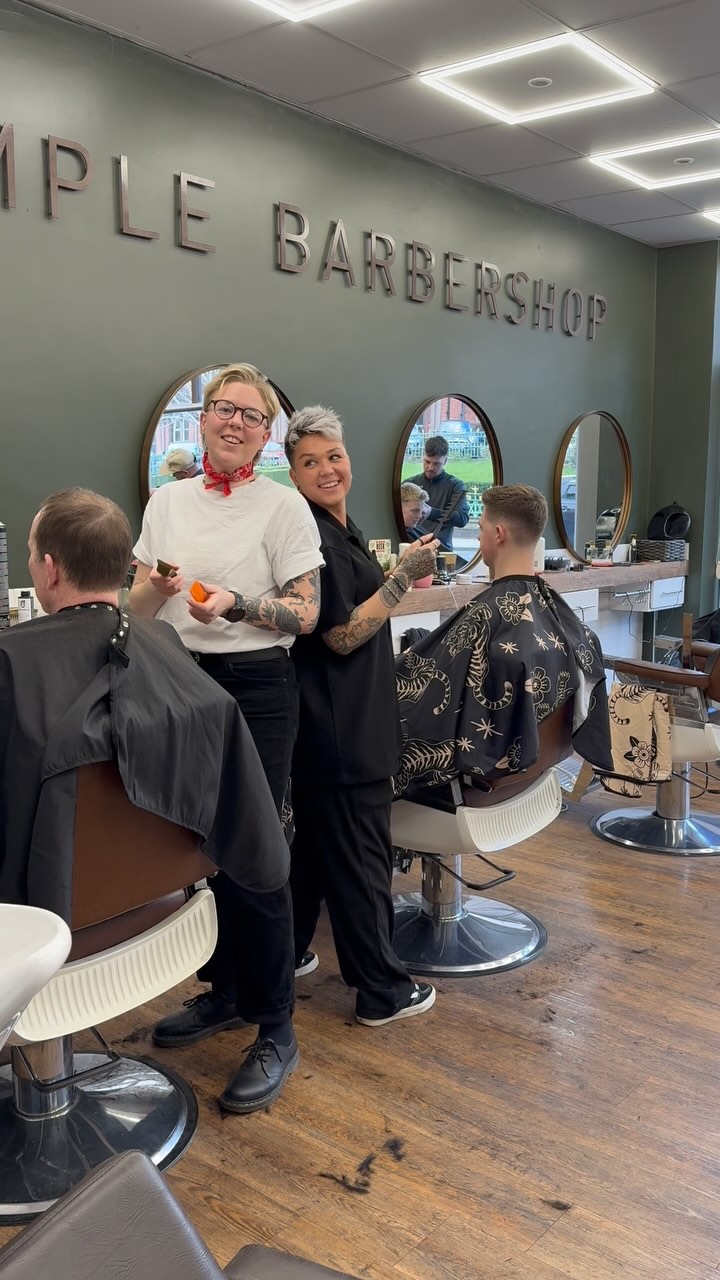 Temple Barbershop Leeds Interior