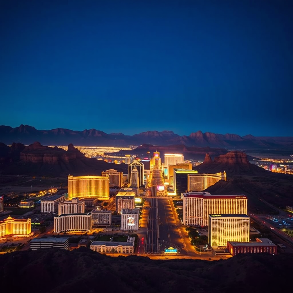 Las Vegas Valley aerial view