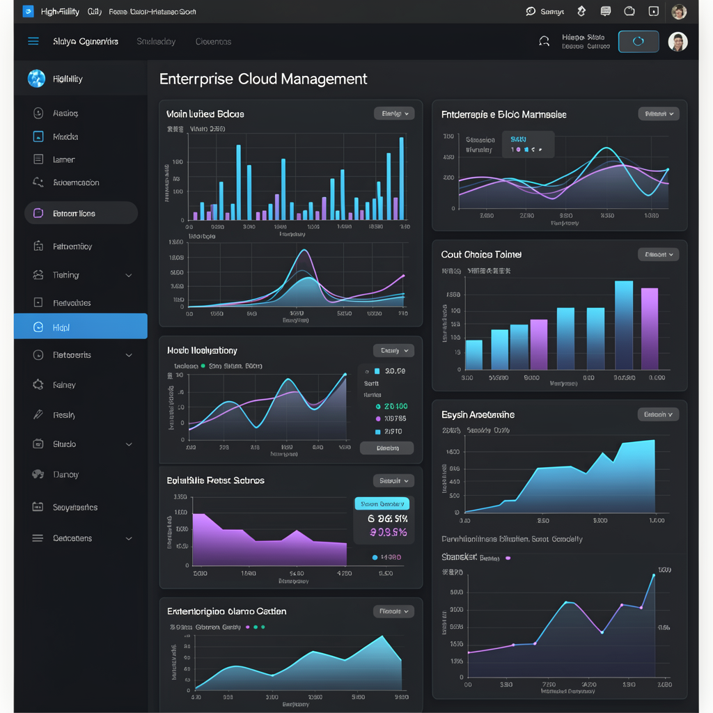 Enterprise Dashboard Mockup