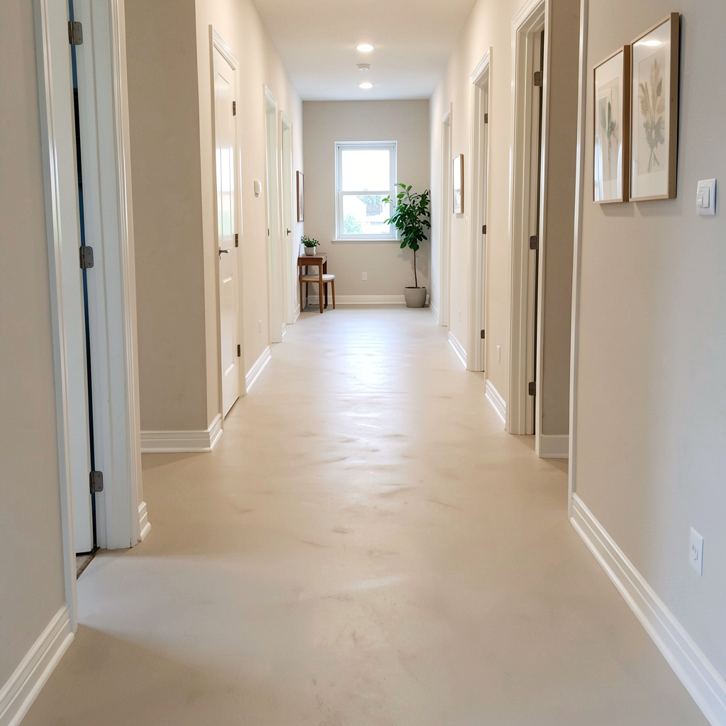 Hallway Screed Finish