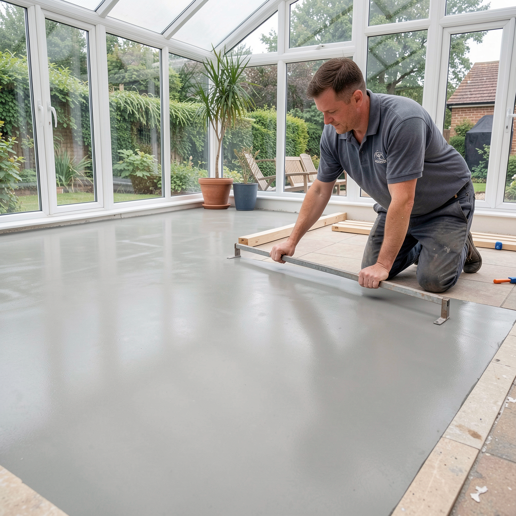 Conservatory Floor Levelling