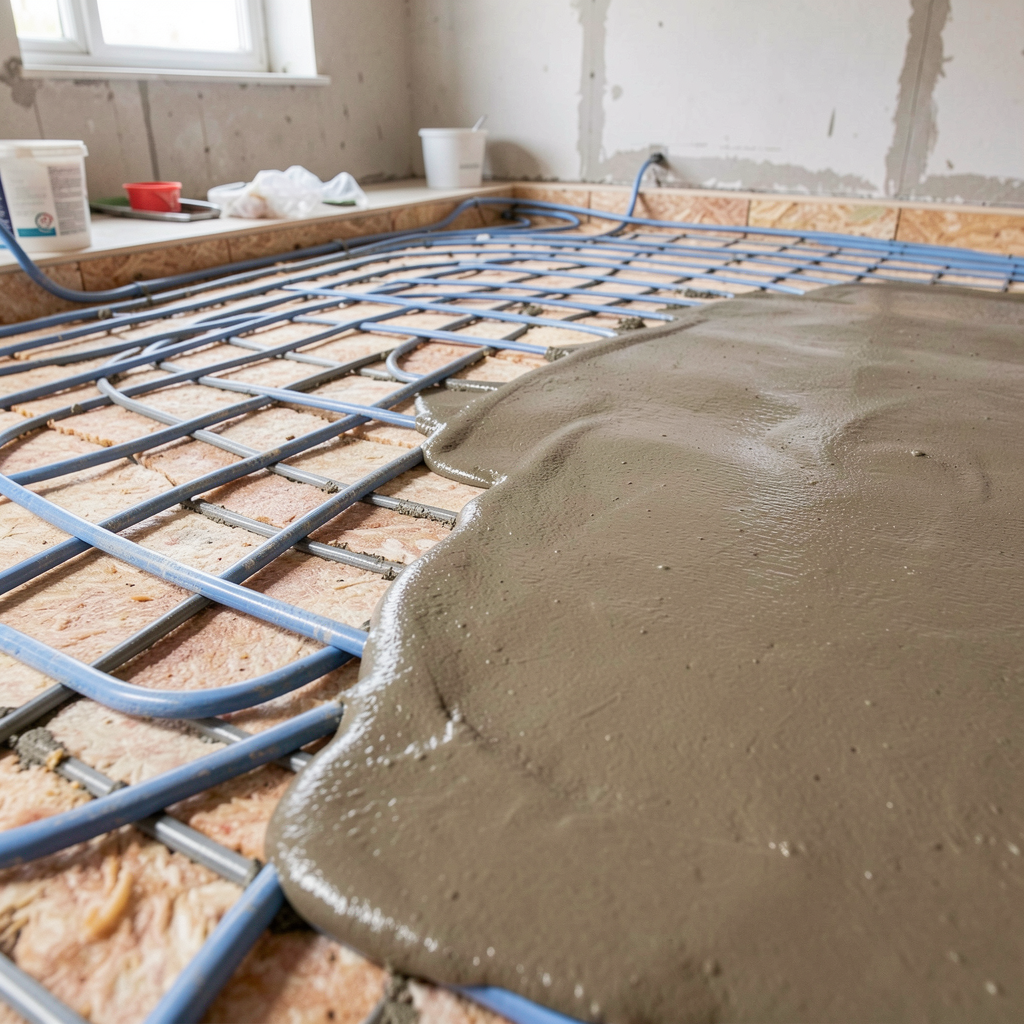 Underfloor Heating Screeding