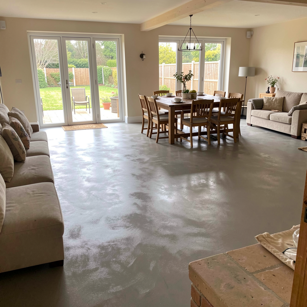 Open Plan Living Area Floor