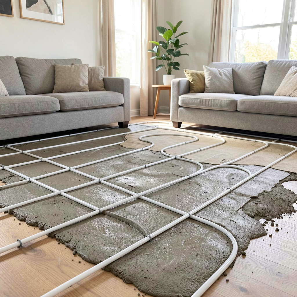 Underfloor Heating Screeding