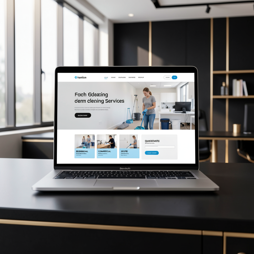 Cleaning company website demo