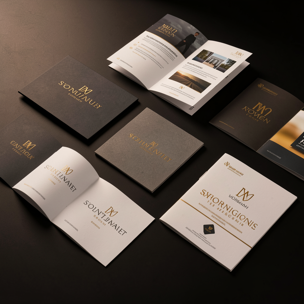 Professional printed marketing and branding materials