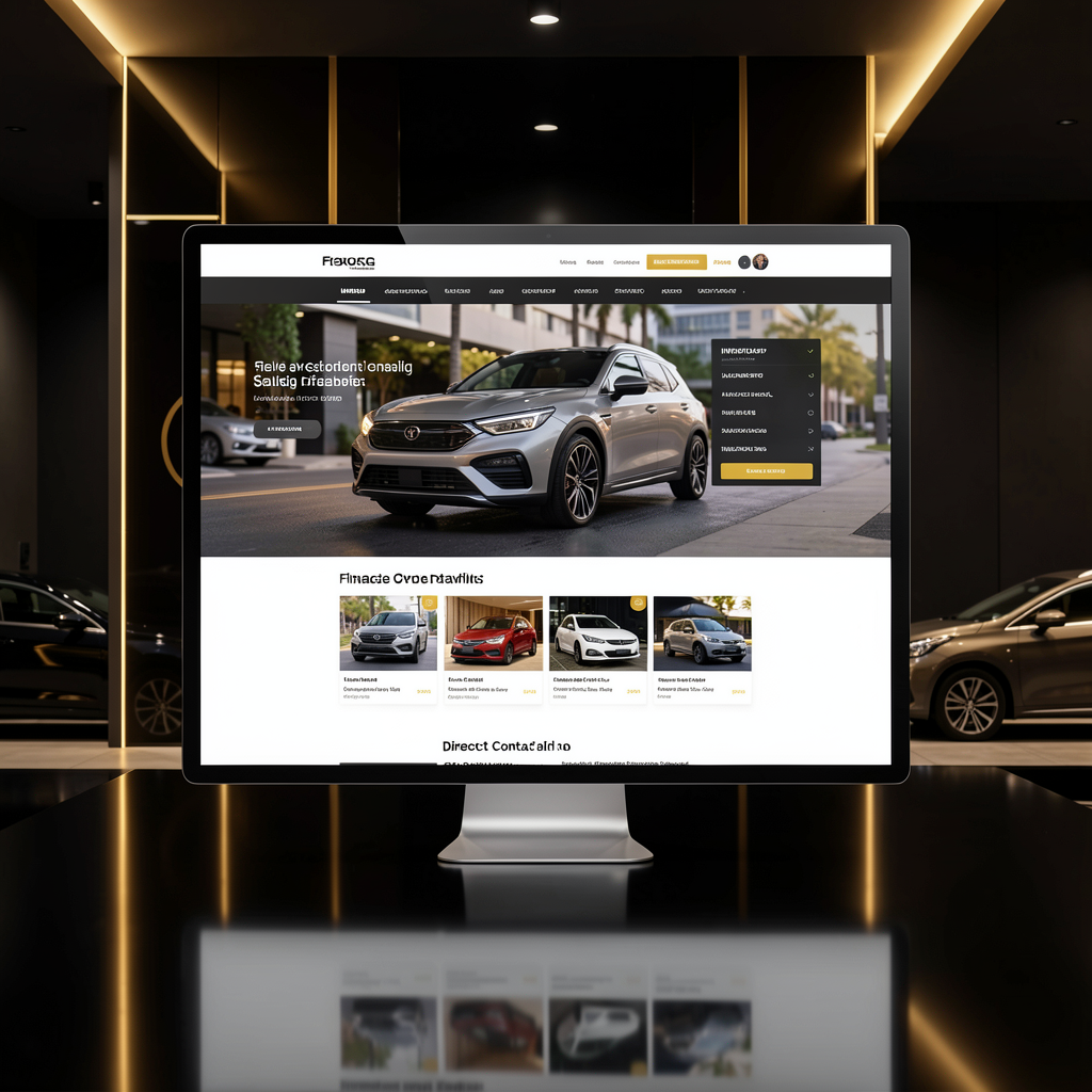 Car dealership website demo