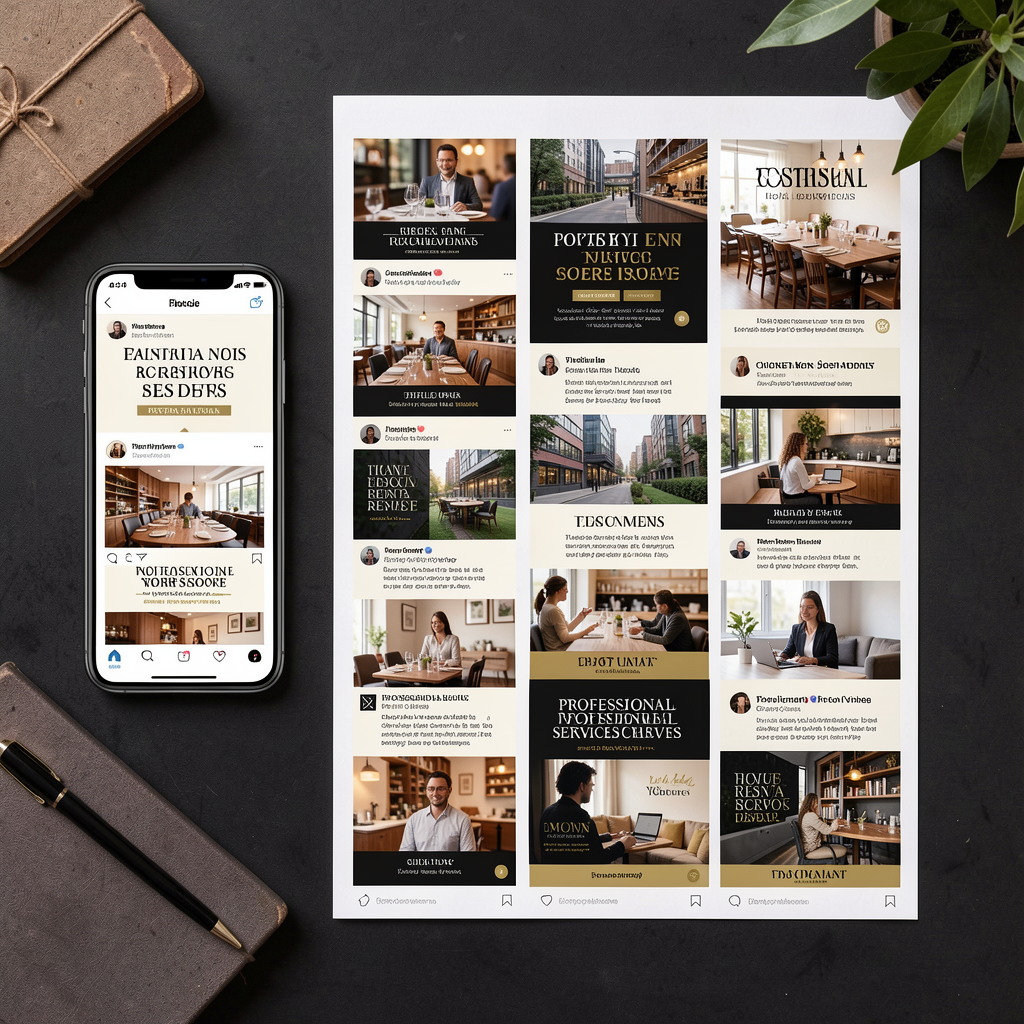 Social media post and advertising designs