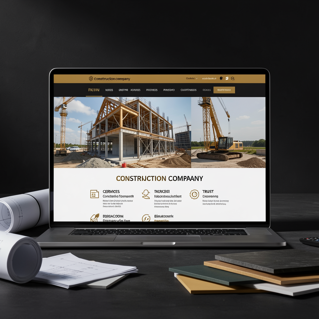 Construction website demo