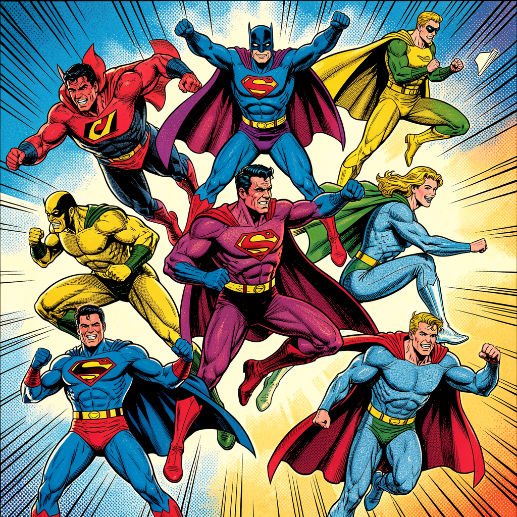 Comic Multiverse Collage