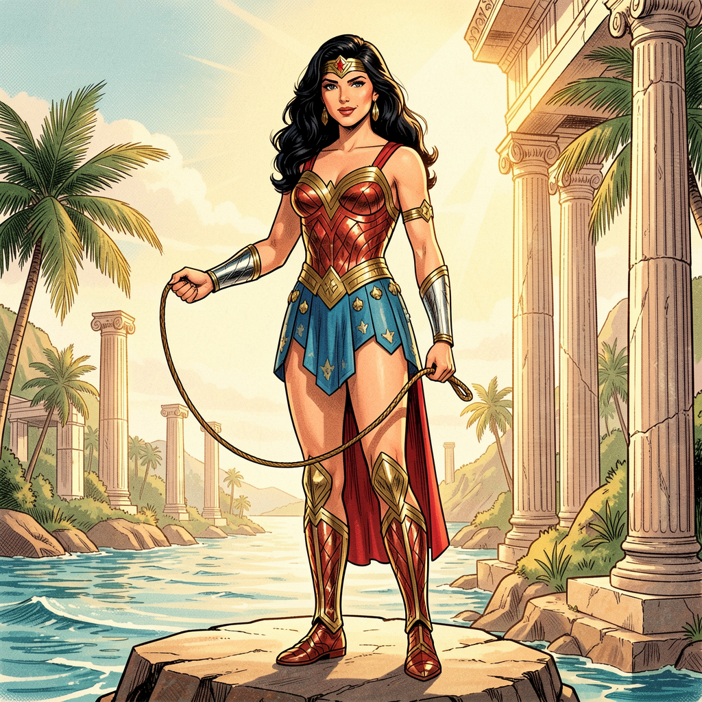 Wonder Woman Character Art