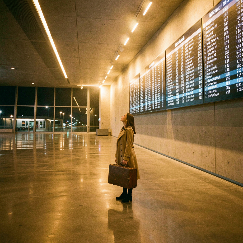 The Departure cinematic film still