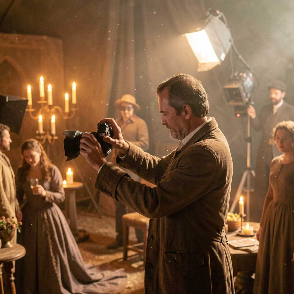 Marcus Thorne filming