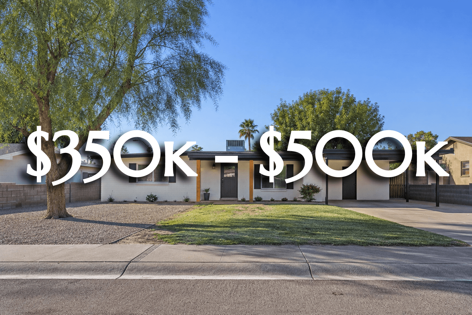 Homes $350-500k