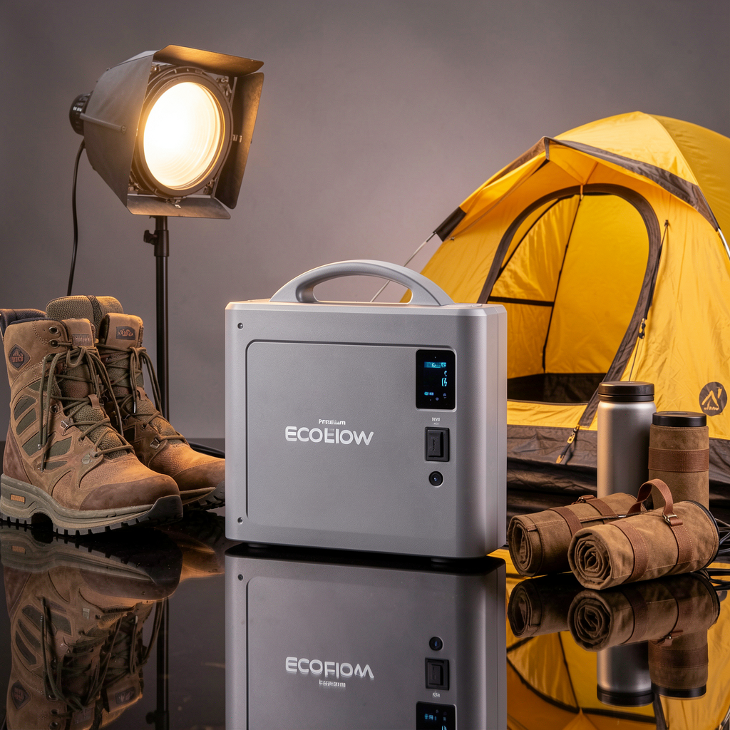 EcoFlow Delta Pro in premium lighting