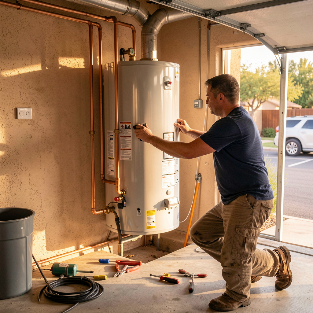Water heater work