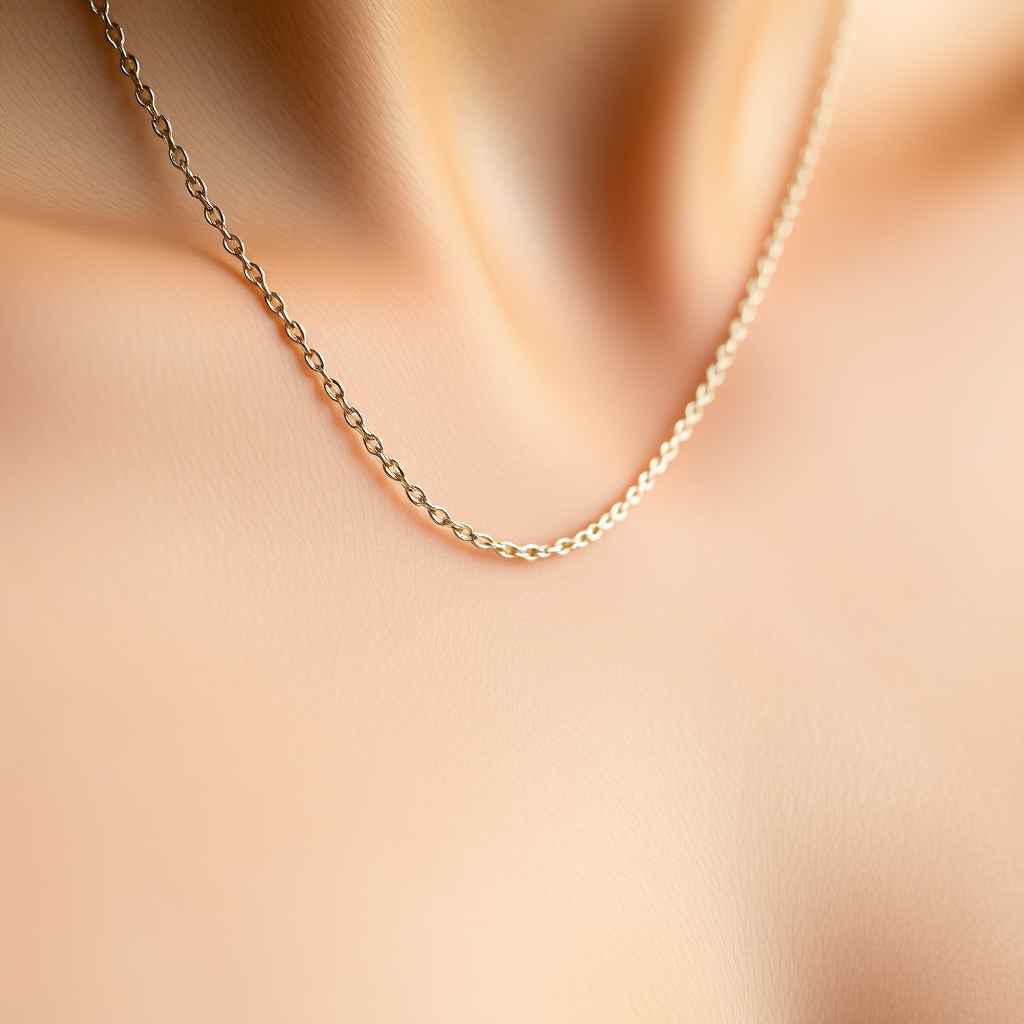 Minimalist silver chain